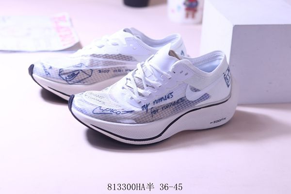 Nike ZoomX Vaporfly Next 2020新款 情侶款馬拉松氣墊跑鞋 帶半碼