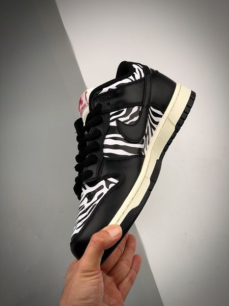 Quartersnacks x NK SB Dunk Low 2021新款 Zebra黑白斑馬運動板鞋