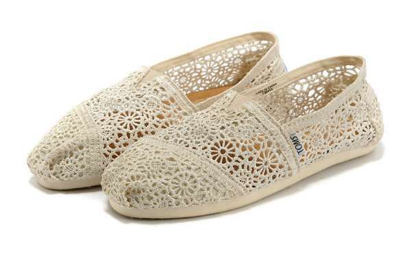 toms鞋 經典鞋款 鏤空蕾絲女士平底帆布單鞋