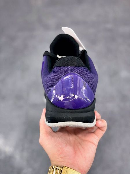 Nike Zoom Kobe V Chaos 2021新款 科比5暗夜紫男款全掌實戰籃球鞋 帶半碼