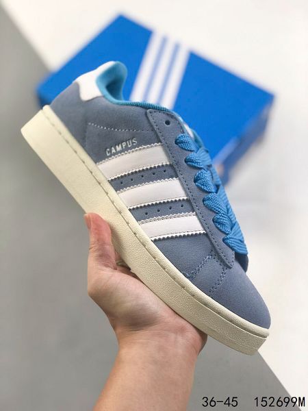 Adidas Campus 00s系列 2023全新男女款復古潮流休閒麵包鞋 短絨麂皮休閒板鞋