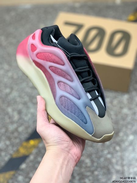 Adidas Yeezy 700 V3 2022新款 霓虹漸變男女款復古老爹鞋47 Adidas Yeezy 700 V3 2022新款 霓虹漸變男女款復古老爹鞋47