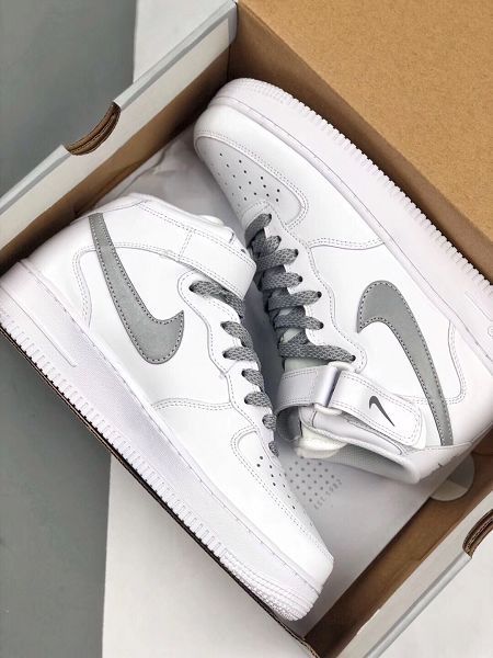 Nike Air Force 1 Static Refective 2021新款 滿天星空軍一號高幫男女生板鞋 帶半碼