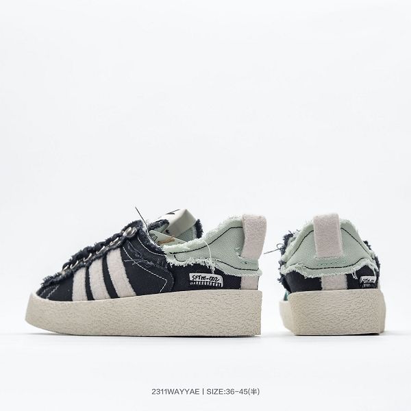 Adidas Originals Campus 80s 聯名系列 2023全新男女款三葉草防滑耐磨低幫生活休閒鞋