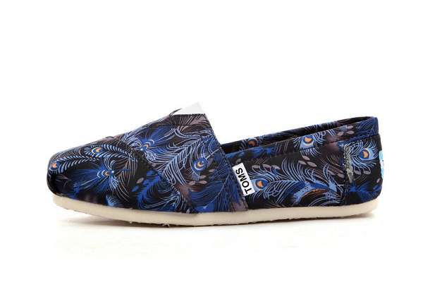 toms鞋 經典鞋款 花紋男女平底帆布鞋