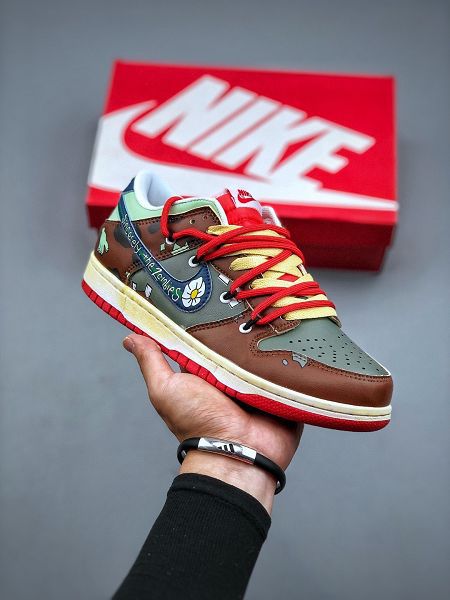 Futura x Nike Dunk Low SB 2022新款 聯名款解構綁帶男女款滑板鞋