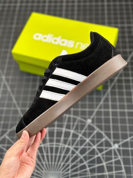 Adidas VL Court 2.0 2023新款 NEO系列皮面防滑輕便男女款休閒板鞋