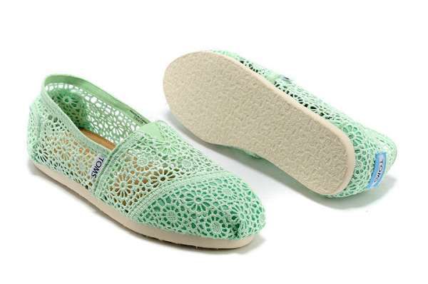 toms鞋 經典鞋款 鏤空蕾絲女士平底帆布單鞋