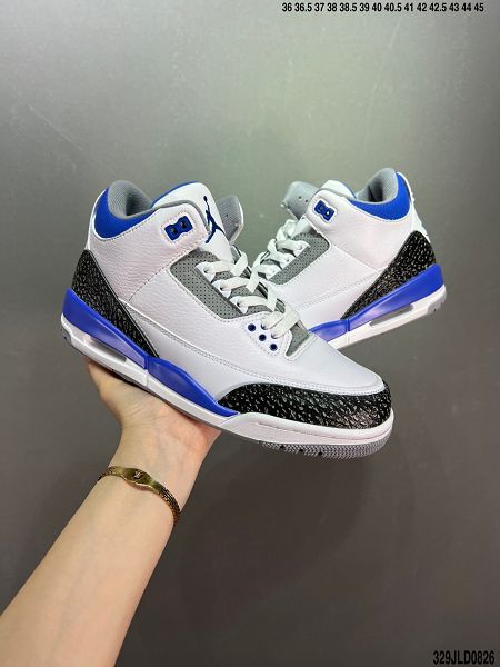 Air Jordan 3 JTH Justin Timberlake & Tinker Hatfheld 2022新款 喬丹3代白手稿聯名男女款籃球鞋