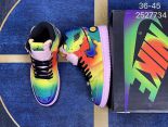 Nike AJ1 x JBalvin 2021新款 喬丹1代雷鬼天王聯名笑臉情侶款籃球鞋 帶半碼