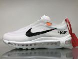 Off-White x Nike Air Max 97 2020新款 聯名款全氣墊男女生慢跑鞋 帶半碼