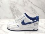 Nike Air Force 1 Low LV白藍印花 2023全新男女款空軍一號低幫休閒板鞋