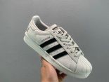 Adidas Superstar 2023新款 三葉草貝殼頭情侶款麂皮休閒運動板鞋