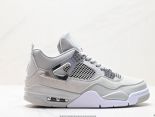 Nike Wmns Air Jordan 4 Retro GS Linen 全新男女款中幫復古休閒運動文化籃球鞋