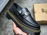 Dr.martens 2023新款 馬丁大夫牛皮厚底粗跟馬丁靴