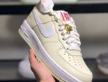 Nike Air Force 1 07 LOW PRM EMBPopcorn 2021新款 米白爆米花男女款板鞋