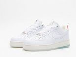 Nike Air Force 1 07 2022新款 空軍一號男女款皮革白綠粉壽桃低幫板鞋